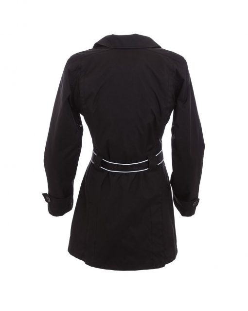 Corazzo Turiste Women's Trench Coat Black - Image 3