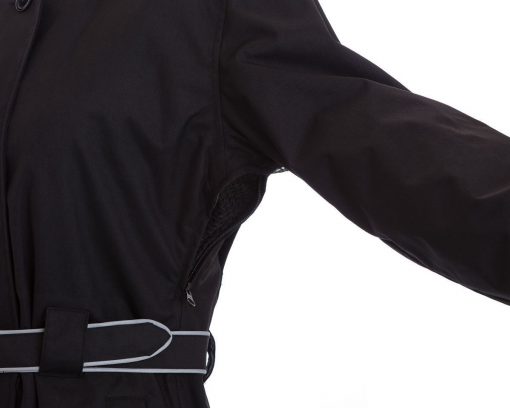 Corazzo Turiste Women's Trench Coat Black - Image 4