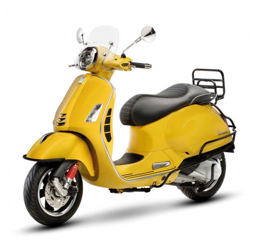 Vespa GTS/GTV Rear Side Protection Bars Black - Image 2