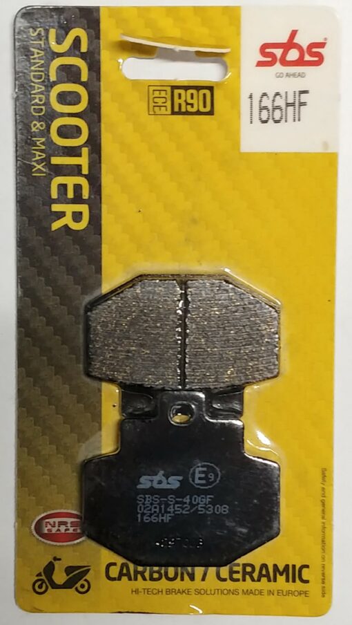 sbs brake pads 166hf