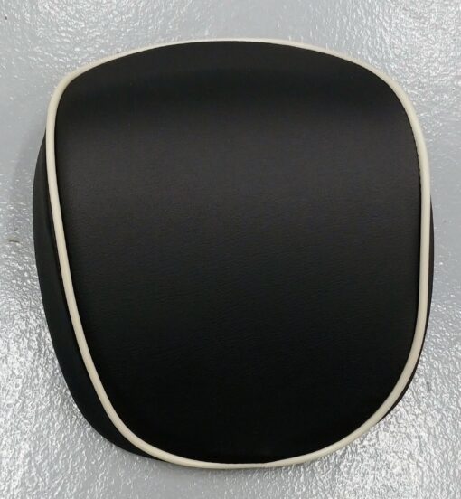 Vespa Sprint Backrest Black With White Piping