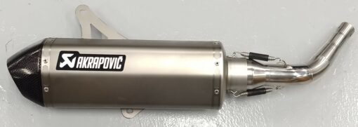 Akrapovic Vespa GTS/GTV Slip-On exhaust silver