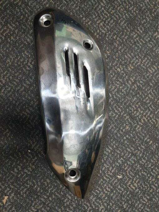 Vespa GTS 300 Exhaust Heat Shield Chrome