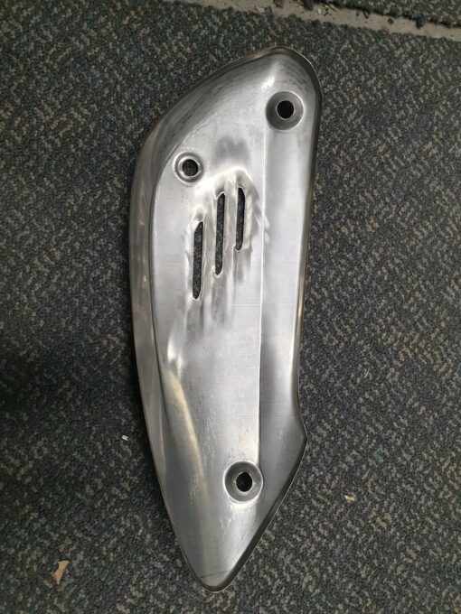 Vespa GTS 300 Exhaust Heat Shield Chrome - Image 2