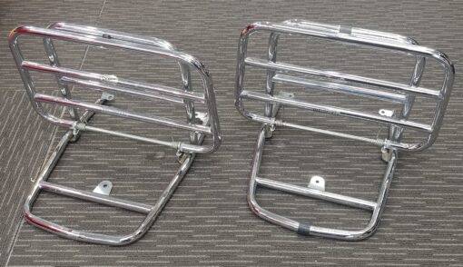 Vespa GT200 Rear Folding Rack Chrome - Image 2