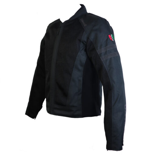 Corazzo Men's Black Scudo Vented Jacket - Image 6