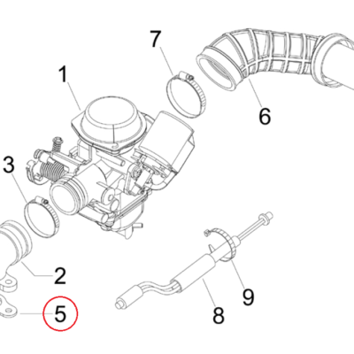 Piaggio/Vespa 125/150 Intake Manifold Gasket