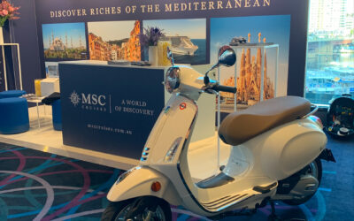 Another Scooter on Display at a Trade Show