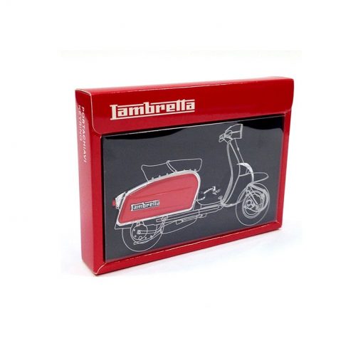 Genuine Lambretta Keyring Red