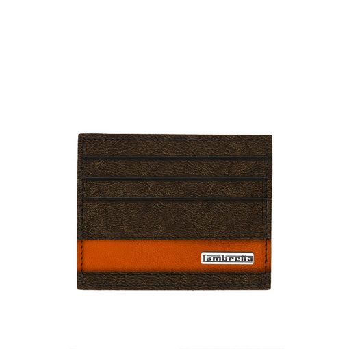 Lambretta Credit Card and Coin Holder Brown