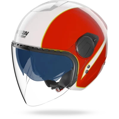 N20-2 Visor Tricolour White/Green/Red