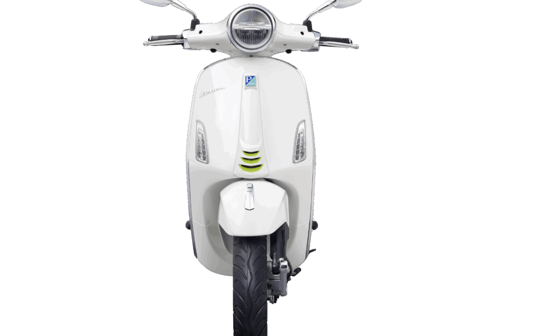 The White Vespa Primavera 150s Are In Store Now!