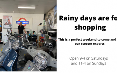 Rainy Days are Shopping Days!