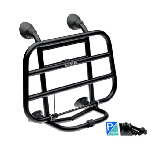 Vespa Primavera/Sprint Front Folding Rack Matt Black