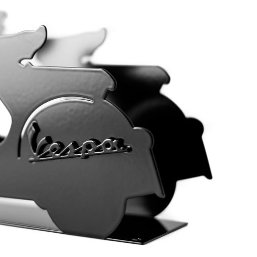 Vespa Black Metal Postbox - Image 2
