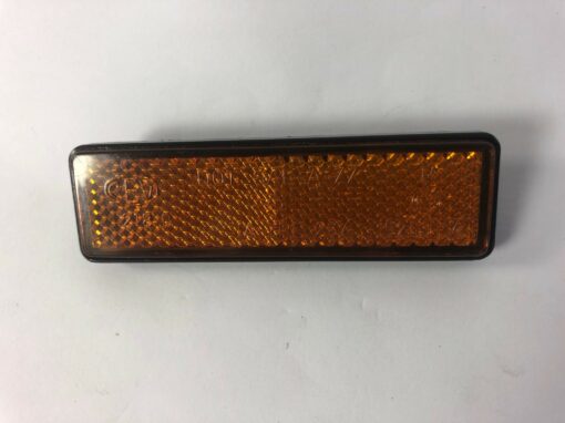 Vespa PX Front Fender Reflector Orange Rectangular