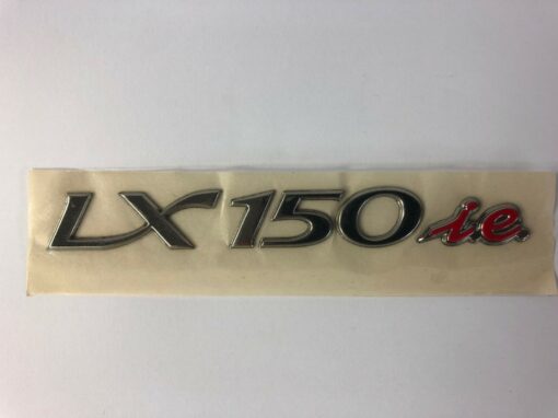 Vespa Raised Chrome Decal 'LX150ie' 656882
