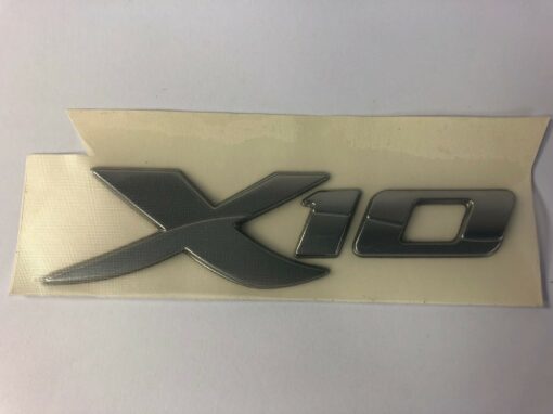 Piaggio "X10" Raised Chrome Decal 675466