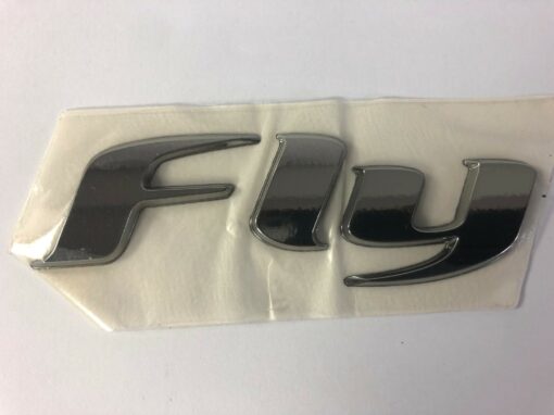 Piaggio 'Fly' Raised Chrome Decal 675137