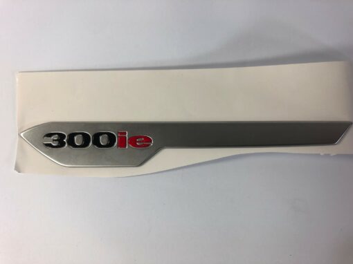 Piaggio X7 L/H "300ie" Raised Chrome Decal