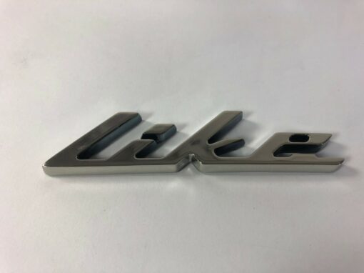 Kymco "Like" Decal Raised Chrome (Like 150i) Front Body