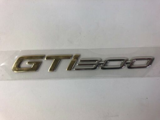 Kymco People 'GTi300' Raised Decal Gold/Chrome