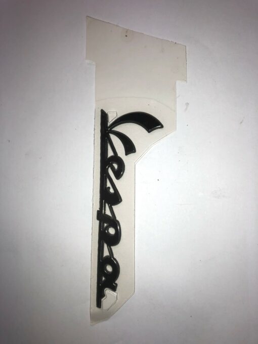 Vespa Small Raised Decal Black 672060 - Image 2