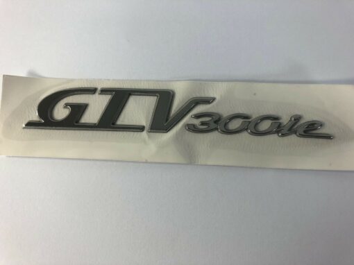 Vespa GTV Raised Chrome Decal "GTV300ie" 657137
