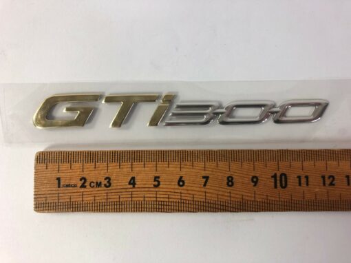 Kymco People 'GTi300' Raised Decal Gold/Chrome - Image 2
