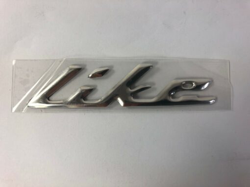Kymco Raised Decal Chrome 'Like'