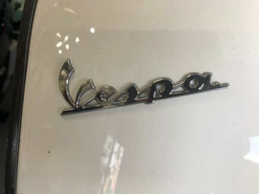 Genuine Vespa Small Decal Raised Chrome 656219