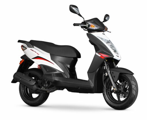 Kymco Agility RS R/H Rear Body Stripe Decal Red/Black