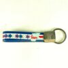 Vespa Blue Wrist Strap Key Ring - Image 3