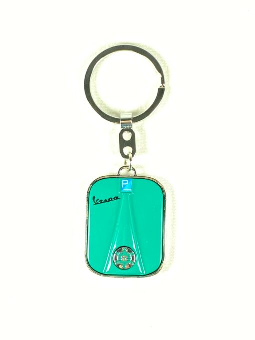 Vespa Front Fairing Keyring in Bright Green