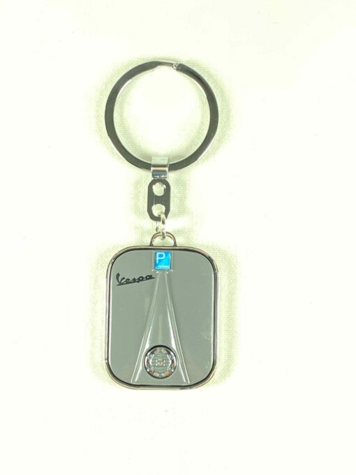 Vespa Front Fairing Keyring in Dark Grey