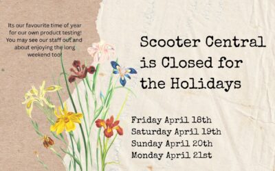 Scooter Central is Closed for ANZAC Day April 25th Open Saturday April 26th