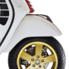 Vespa GTS Super Front Ridge Upper Crest (Chrome) - Image 4
