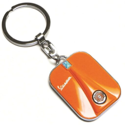 Vespa Front Fairing Keyring in Orange