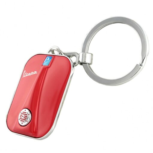 Vespa Front Fairing Keyring in Red