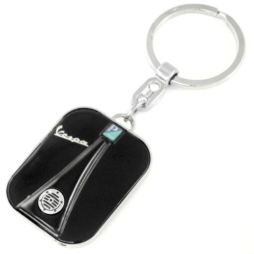 Vespa Front Fairing Keyring in Black