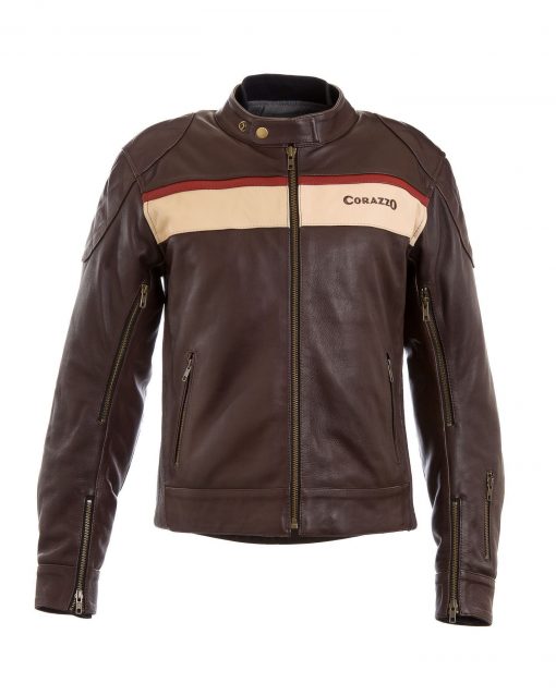 Corazzo Men's Corso Leather Jacket - Image 3