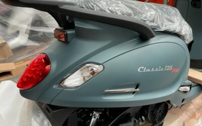 New Green SYM Classic 125 with CBS