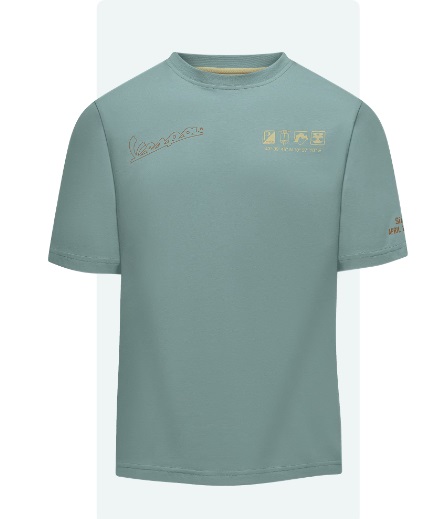 Vespa Dec Tee Origin Green