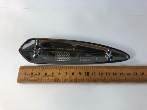 Vespa Primavera Chrome Mudguard Crest - Image 3