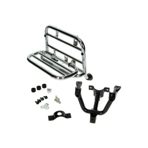 Scooters Chrome Rack Peugeot Django Front Chrome Rack - Scooter Central
