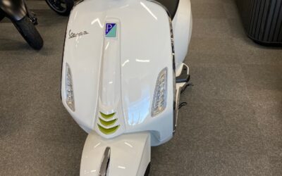 The White Vespa Primavera 150s Are In Store Now!