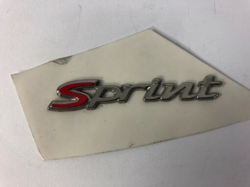 Vespa Sprint Front Body "Sprint" Raised Decal 1B001263